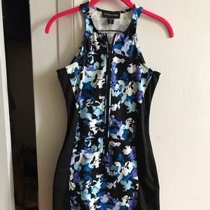 Stylestalker floral print zip up dress, worn once!